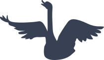 Swan Singing Sticker
