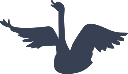 Swan Singing Sticker