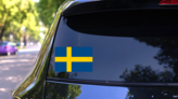 Swedish Flag In Its Official Colors - Swedish Flag - Sticker - Foto 2