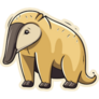 Sweet Anteater Illustration Sticker