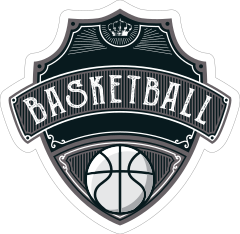 Sweet Basketball Badge Sticker
