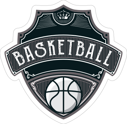 Sweet Basketball Badge Sticker