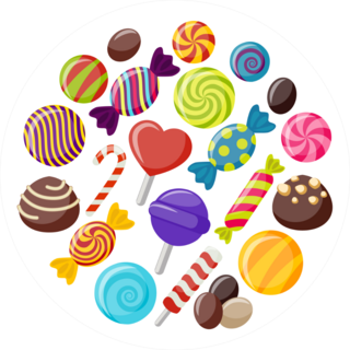 Sweet Candy Assortment Sticker