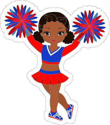 Sweet Cheerleading Sticker