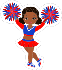 Sweet Cheerleading Sticker