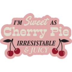 Sweet Cherry Pie Sticker
