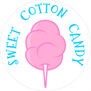 Sweet Cotton Candy Sticker