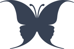 Sweet Delicate Butterfly Sticker