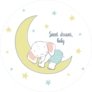 Sweet Dreams Baby Elephant Sticker