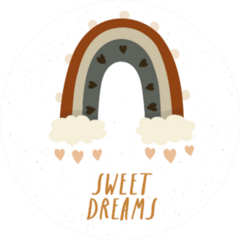 Sweet Dreams Boho Rainbow Sticker