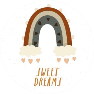 Sweet Dreams Boho Rainbow Sticker