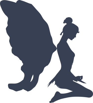 Sweet Fairy Sitting Sticker