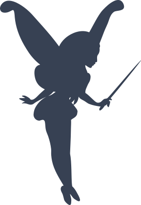 Sweet Fairy With Wand Sticker