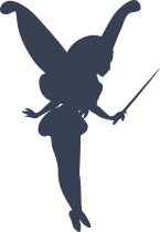 Sweet Fairy With Wand Sticker