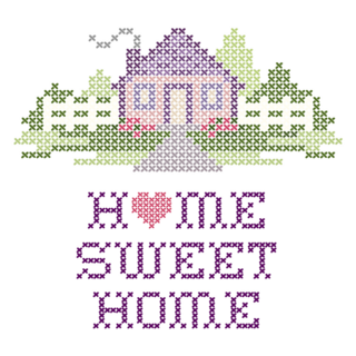 Sweet Home Cute Art Sticker