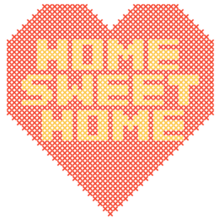 Sweet Home Heart Sticker
