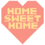 Sweet Home Heart Sticker