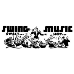 Sweet & Hot 1950s Swing Music Sticker