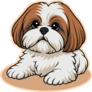 Sweet Shih Tzu Sticker