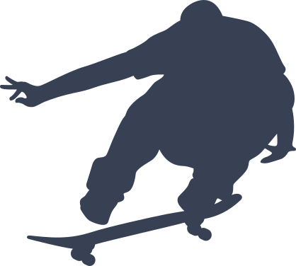 Sweet Skateboarder Sticker