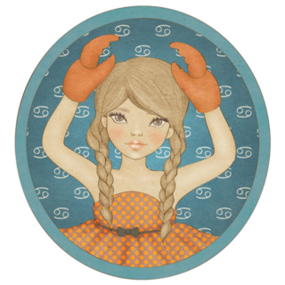 Sweet Zodiac Sign Collection Cancer Sticker