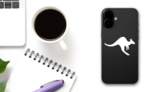 Swift Kangaroo Sticker on a Phone (New) example