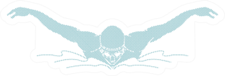 Swimming Butterfly Man Swimming Sticker