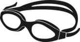 Swimming Goggles Sticker