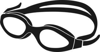 Swimming Goggles Sticker