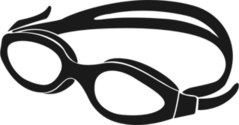 Swimming Goggles Sticker