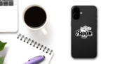 Swimming Hand Drawn Outline Sticker on a Phone (New) example