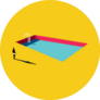 Swimming Pool Cartoon In Bright Sticker