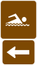 Swimming To The Left Sticker
