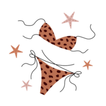 Swimsuit Starfish Sticker