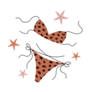 Swimsuit Starfish Sticker