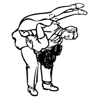 Swing And Jive Dancing Couple 1950 Sticker