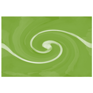 Swirl Matcha Latte Sticker