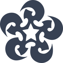 Swirling Star Sticker