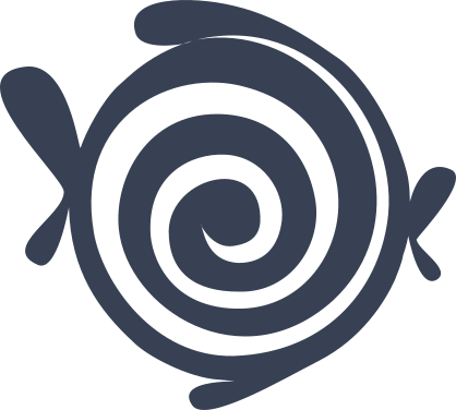 Swirly Fish Sticker