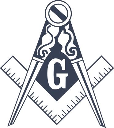 Swirly Mason Masonic Construction Sticker