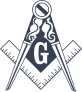 Swirly Mason Masonic Construction Sticker