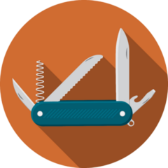 Swiss Army Pocket Knife Icon