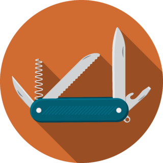 Swiss Army Pocket Knife Icon