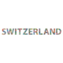 Switzerland Decorative Zentangle Lettering Sticker