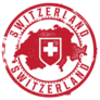 Switzerland European Country Stamp Sticker