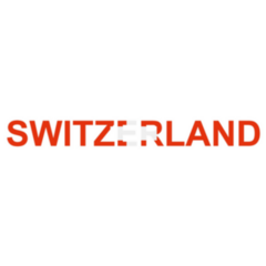 Switzerland Lettering Country Flag Sticker