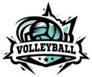 Swoosh Volleyball Logo Sticker