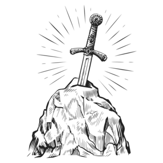 Sword In The Stone Sticker