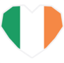 Symbol Of Love For Ireland Sticker