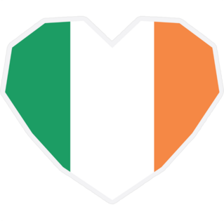 Symbol Of Love For Ireland Sticker